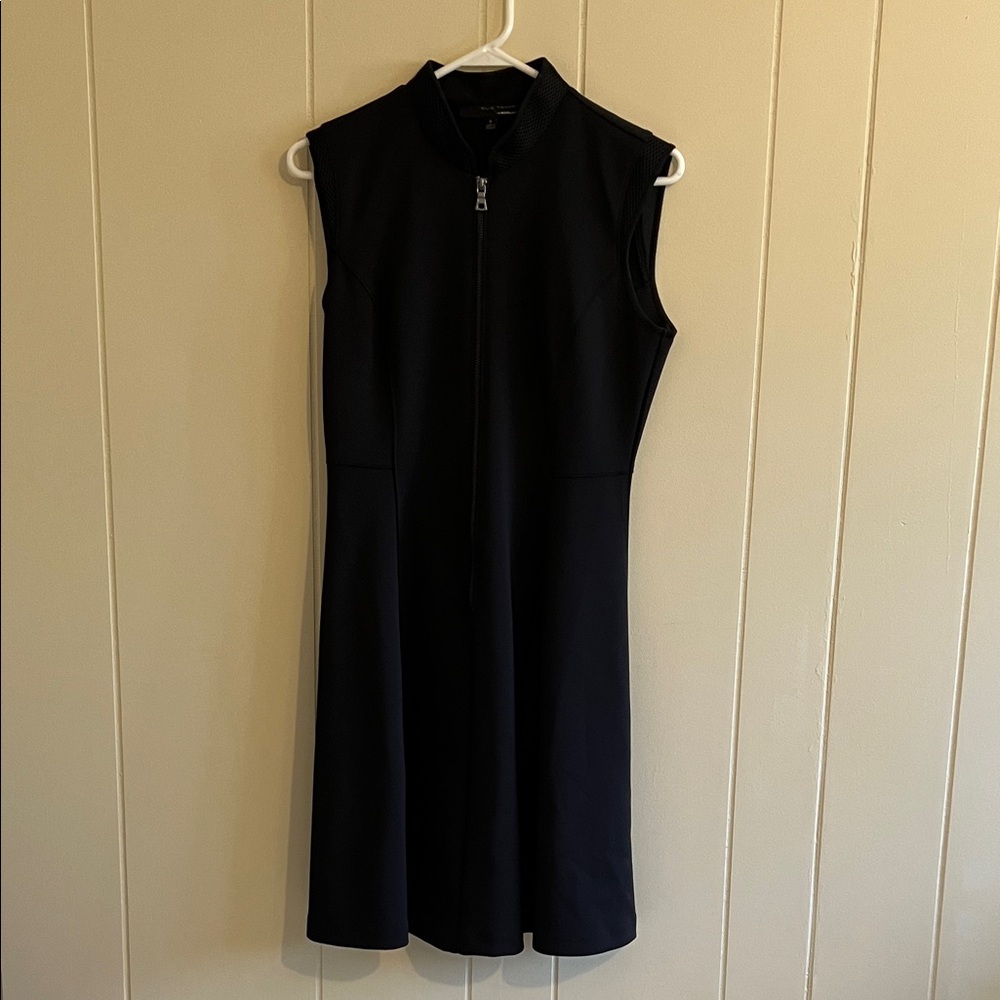Elie Tahari Black Midi Dress